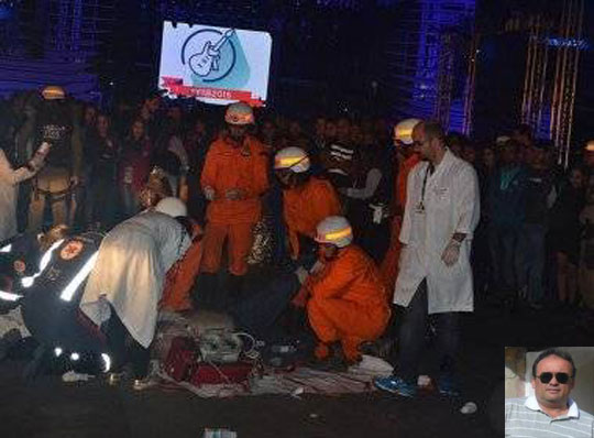 Homem morre após sofrer infarto na pista do Festival de Inverno em Vitória da Conquista