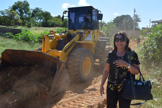 Brumado: Bairro Baraúnas recebe obras de indicação da vereadora Ilka Abreu