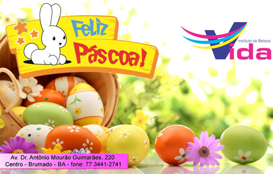 Instituto de Beleza Vida: Feliz Páscoa