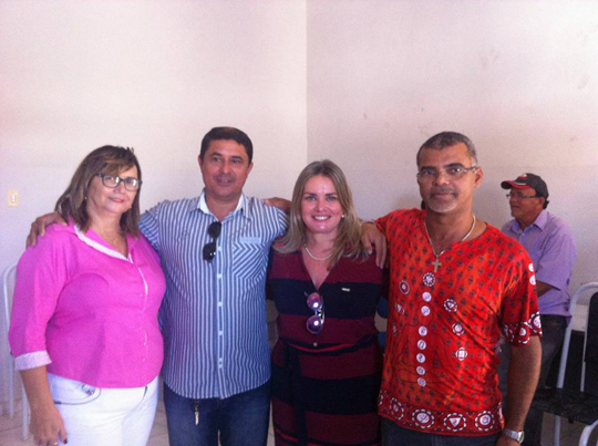 Ivana Bastos visita lideranças políticas da cidade de Malhada de Pedras