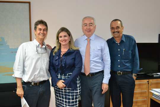 Deputada Ivana Bastos e prefeito eleito de Palmas de Monte Alto solicitam obras na Seinfra e Supec