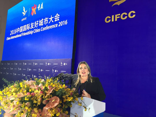 Ivana Bastos reitera importância da tecnologia chinesa na construção da Fiol e Porto Sul