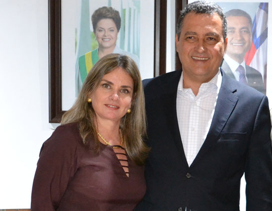 Rui Costa recebe deputada Ivana Bastos e prefeitos em audiência