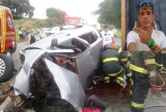 Jovem de Dom Basílio morre em acidente de carro em São Paulo