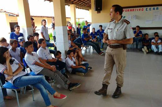 Jussiape: 46ª CIPM realiza palestra do projeto de ações preventivas no distrito de Caraguataí