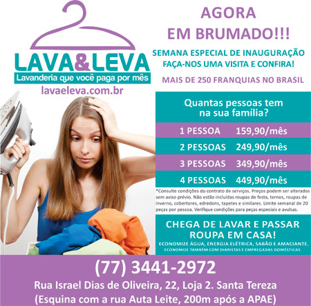 Semana de Inauguração da Franquia da Lava & Leva em Brumado