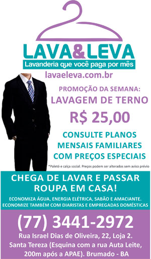 Confira os preços imperdíveis e os planos mensais disponíveis na Lava & Leva em Brumado