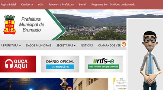 Site da Prefeitura de Brumado adota plataforma que traduz texto para Libras