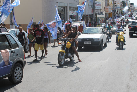 Eleições 2014: Campanha de Luciano Ribeiro invade as ruas de Brumado