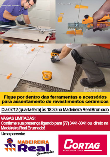 Madeireira Real realizará palestra para profissionais da construção civil em Brumado
