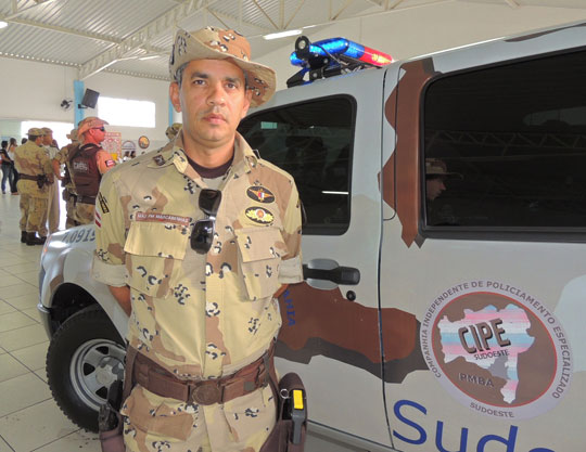 Major Mascarenhas deixa o comando da Cipe Sudoeste