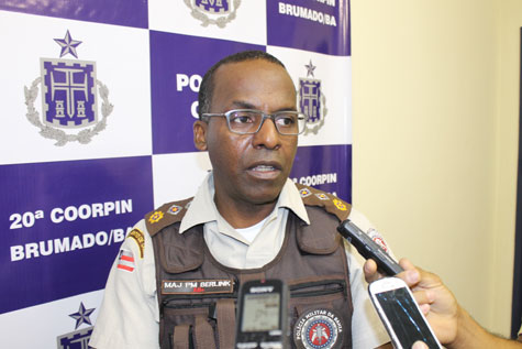 Brumado: “A polícia não está de braços cruzados”, diz Major Berlink