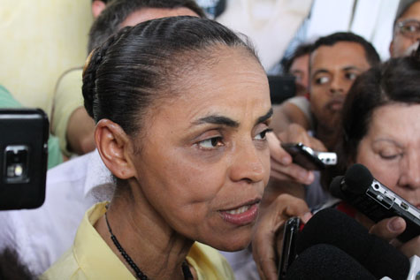 Marina Silva confirma apoio a Aécio Neves