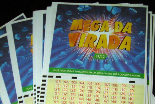 Apostas da Mega da Virada podem ser feitas até às 13h de amanhã (31)