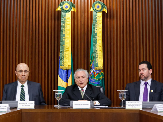 Michel Temer propõe limite ao gasto público com base na inflação do ano anterior