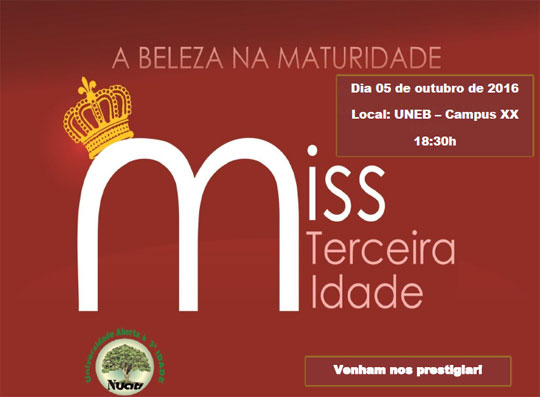 Uneb realiza concurso Miss Terceira Idade em Brumado