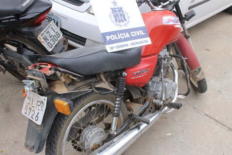 Brumado: Polícia recupera moto roubada