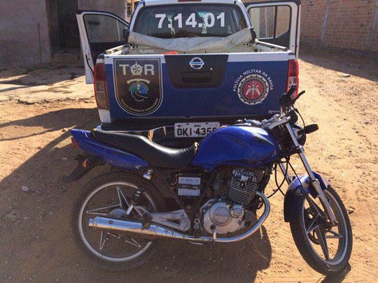 Brumado: Motocicleta com chassi raspado é apreendida em operação da polícia