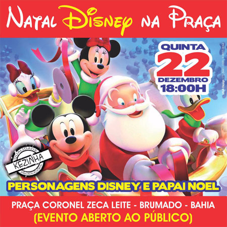 Primeiro Natal Disney será realizado em Brumado