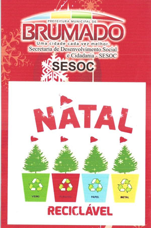 Brumado: Prefeitura convida população para realização do Natal Reciclável 
