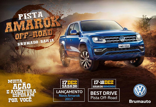 Brumauto convida para grande lançamento da nova Amarok em Brumado