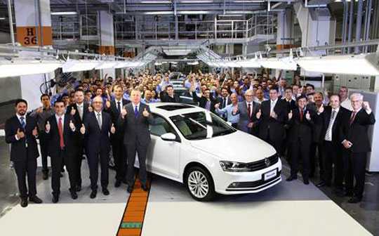 Volkswagen do Brasil começa a produzir Novo Jetta 1.4 TSI