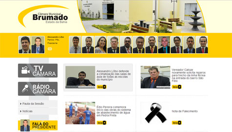 Câmara de Brumado lança novo site