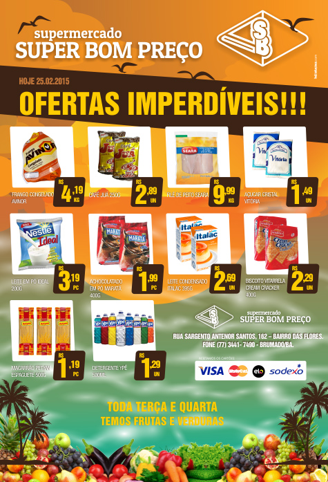 Confira as ofertas imperdíveis no Supermercado Super Bom Preço