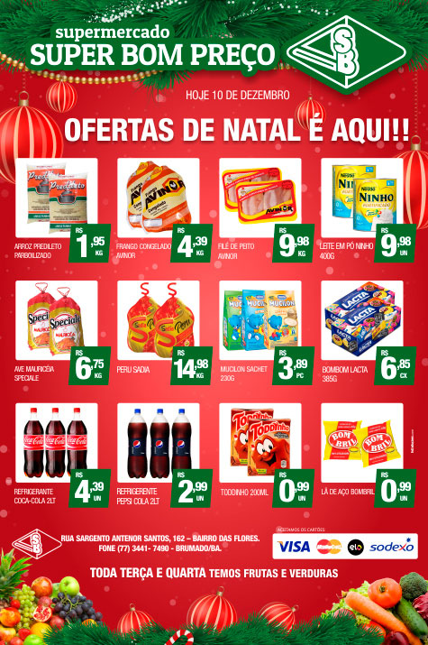 Brumado: Confira as promoções de hoje (10) do Supermercado Super Bom Preço