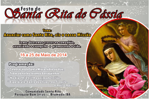 Brumado: Comunidade Santa Rita realiza festa em celebração a sua padroeira