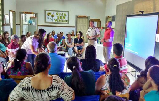 Rio de Contas: 46ª CIPM realiza palestra sobre projeto de ações preventivas em Arapiranga