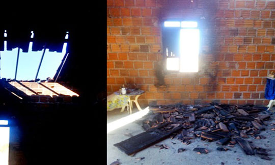 Palmas de Monte Alto: Homem coloca fogo na casa da ex-mulher
