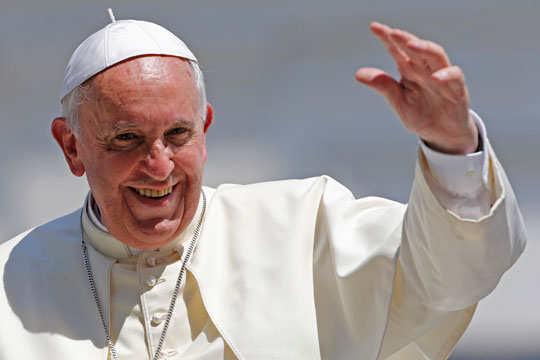 Papa Francisco deve vir para a festa de Nossa Senhora Aparecida em 2017