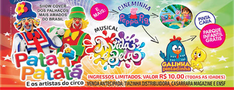 Brumado: Show cover de Patati e Patata é adiado para o dia 29