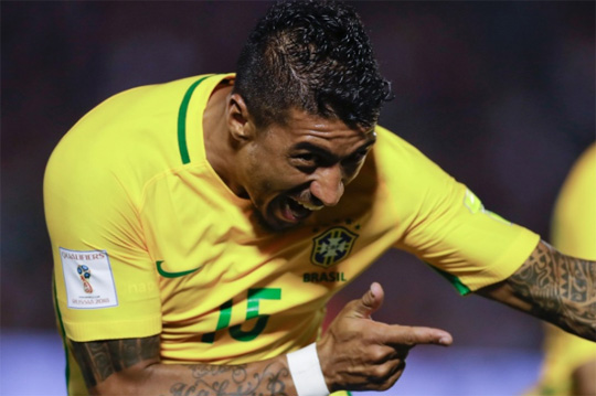 Com hat-trick de Paulinho, Brasil goleia Uruguai fora