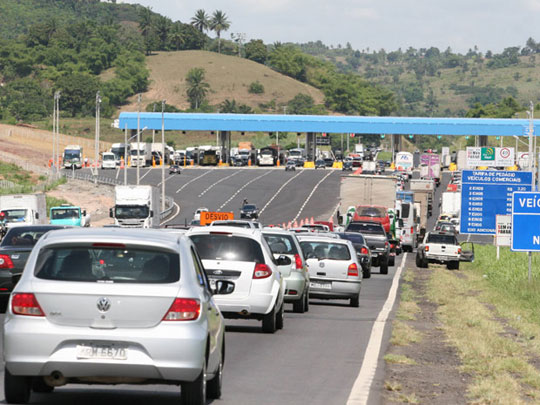 Pedágio fica mais caro nas BRs 324 e 116 a partir da próxima segunda-feira (7)