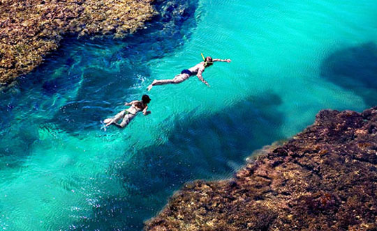 Duas piscinas naturais da Bahia estão entre as melhores do Brasil