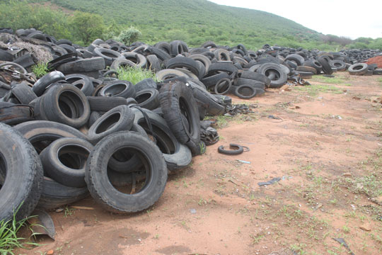 Ação de coleta de pneus sem serventia é realizada em Brumado