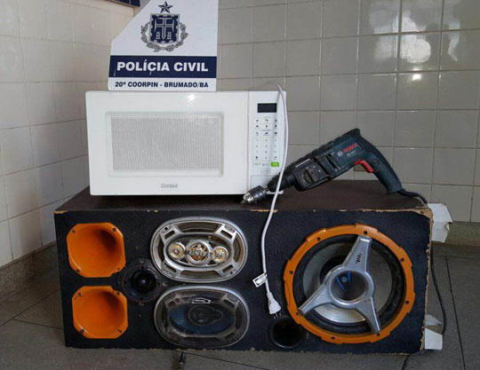 Polícia recupera bens furtados na zona rural de Brumado
