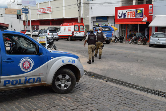 Brumado: Bandido dispara várias vezes em tentativa de roubo de malote de lotérica