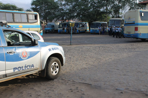 Brumado: Tumulto e polícia na paralisação dos rodoviários