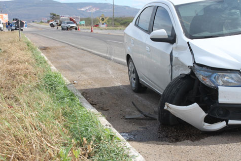 Brumado: Criança sai ilesa de acidente na rodovia porque estava em poltrona com cinto