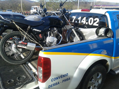 2ª CIPR: Mais uma motocicleta roubada é recuperada em Brumado