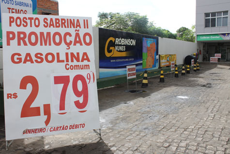Brumado: Gasolina a R$ 2,79 no Posto Sabrina II