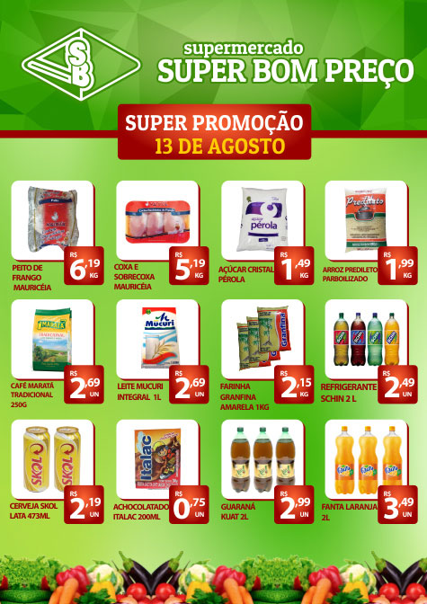 Brumado: Confira as promoções desta quarta no Supermercado Super Bom Preço