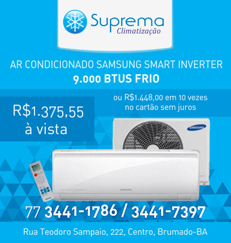 Confira a promoção na Suprema Refrigerações em Brumado