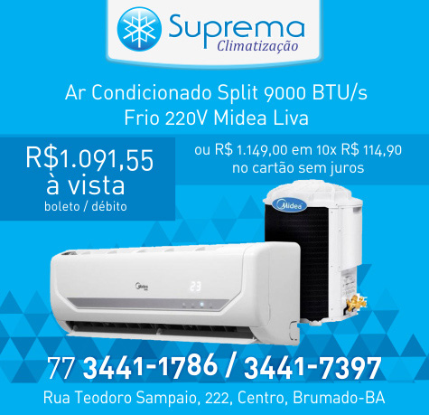 Confira a promoção de hoje na Suprema Refrigerações