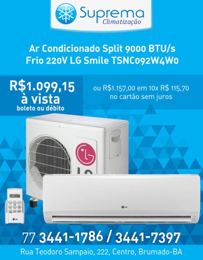 Confira a promoção desta semana na Suprema Refrigerações