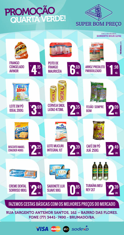 Brumado: Promoções do Supermercado Super Bom Preço