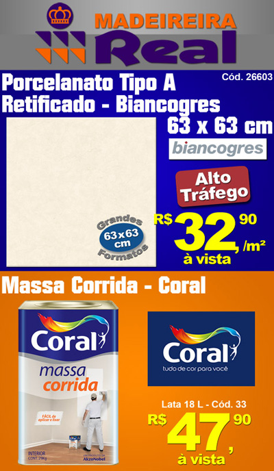 Madeireira Real tem ofertas imperdíveis neste mês de abril
